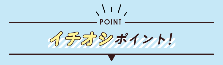 イチオシポイント